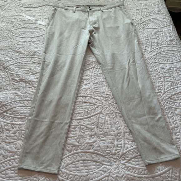 Zara Men's Light Gray Dress Pants - Picture 3 of 7